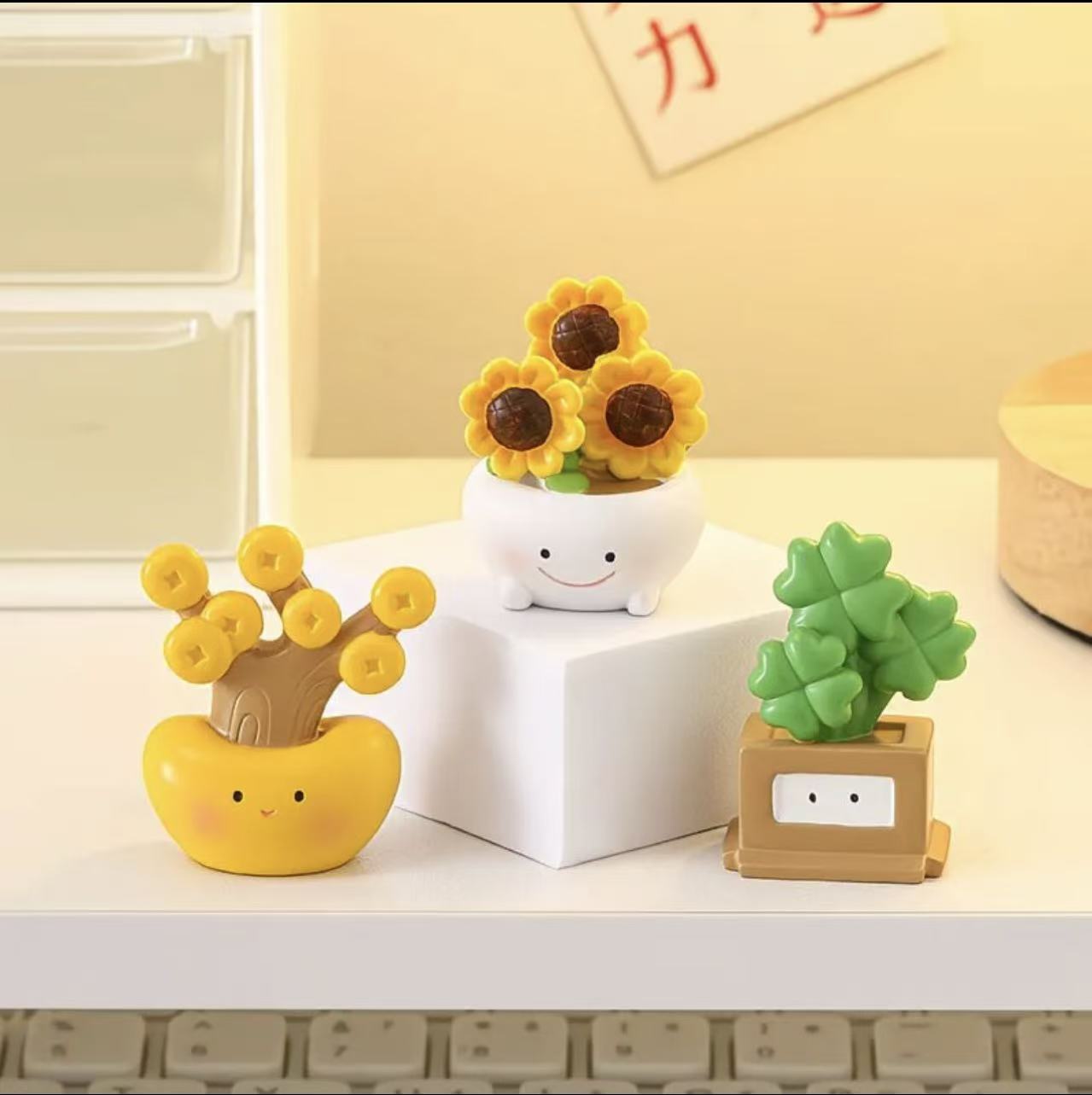 Wealth-bringing plant desktop decoration