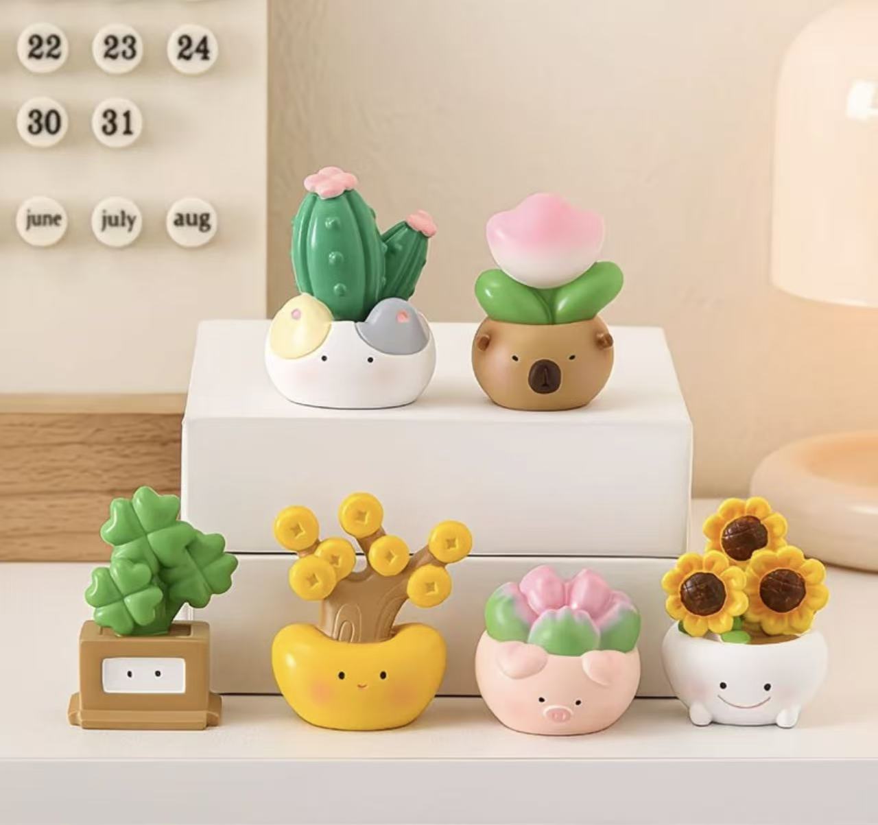 Wealth-bringing plant desktop decoration